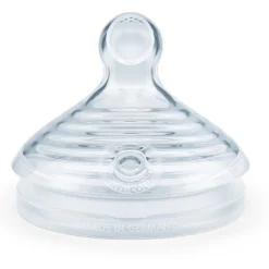 Nuk                    2 Tétines Nature Sense    Transparent            Perçage M 6 trous