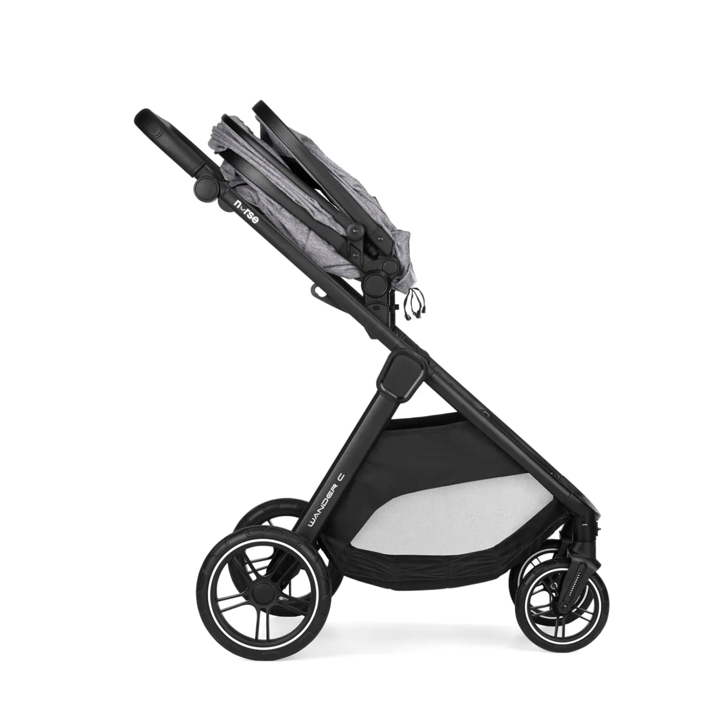 Nurse Duo poussette convertible Wander C + coque Wander carrier Iron