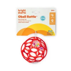Oball Hochet balle sensorielle Rouge