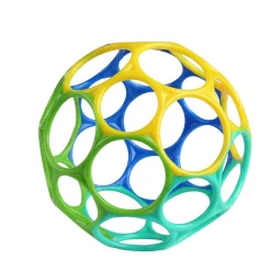 Oball                    Hochet balle souple    Bleu/Vert/Jaune            10 cm