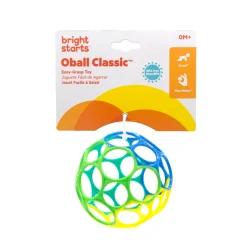 Oball Hochet balle souple Bleu/Vert/Jaune 10 cm