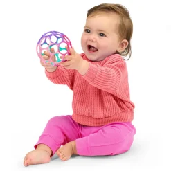 Oball                    Hochet balle souple    Rose/Lila/Vert            10 cm