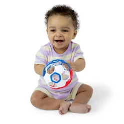 Oball                    Hochet ballon de foot    Bleu/Blanc/Rouge