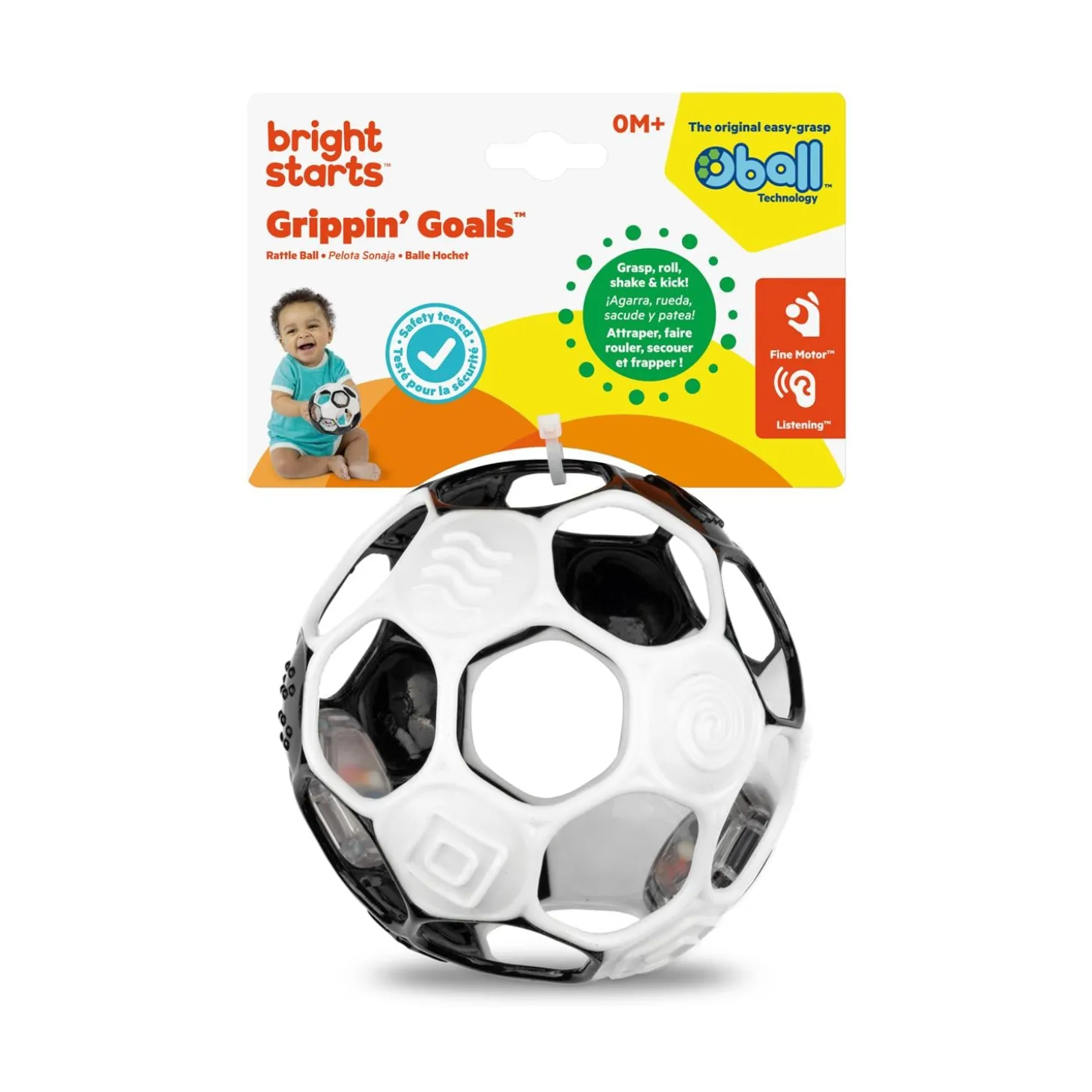 Oball Hochet ballon de foot Noir/Blanc