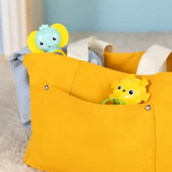 Oball                    Set de 2 hochets : Lion & Elephant    Multicolore