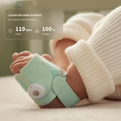 Owlet Pack Dream Sock + Dream Sight Cam Menthe