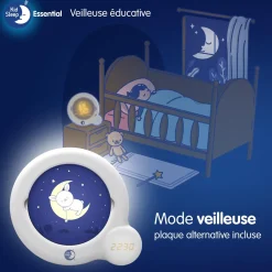 Pabobo                    Indicateur de réveil Kid'Sleep Essential    Blanc