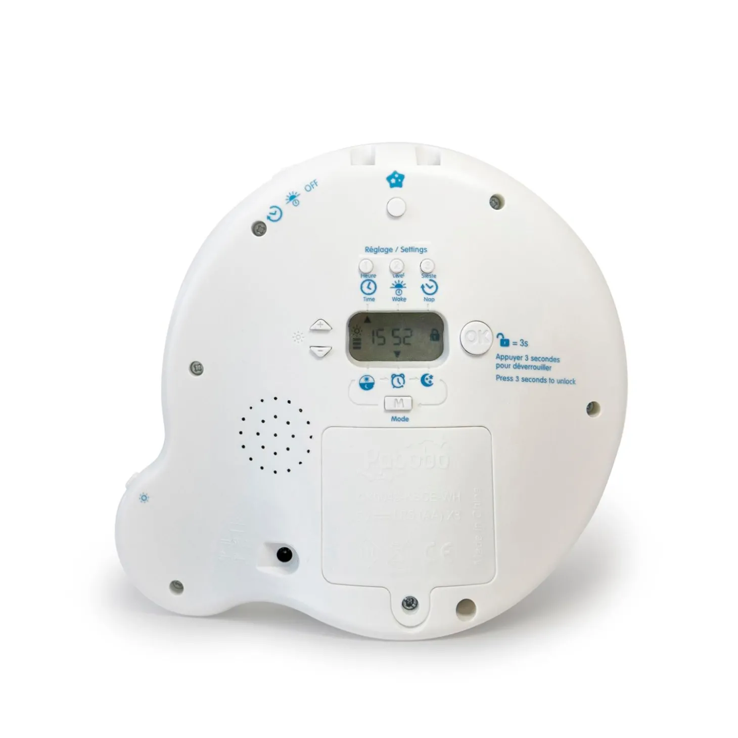 Pabobo Indicateur de réveil Kid'Sleep Essential Blanc