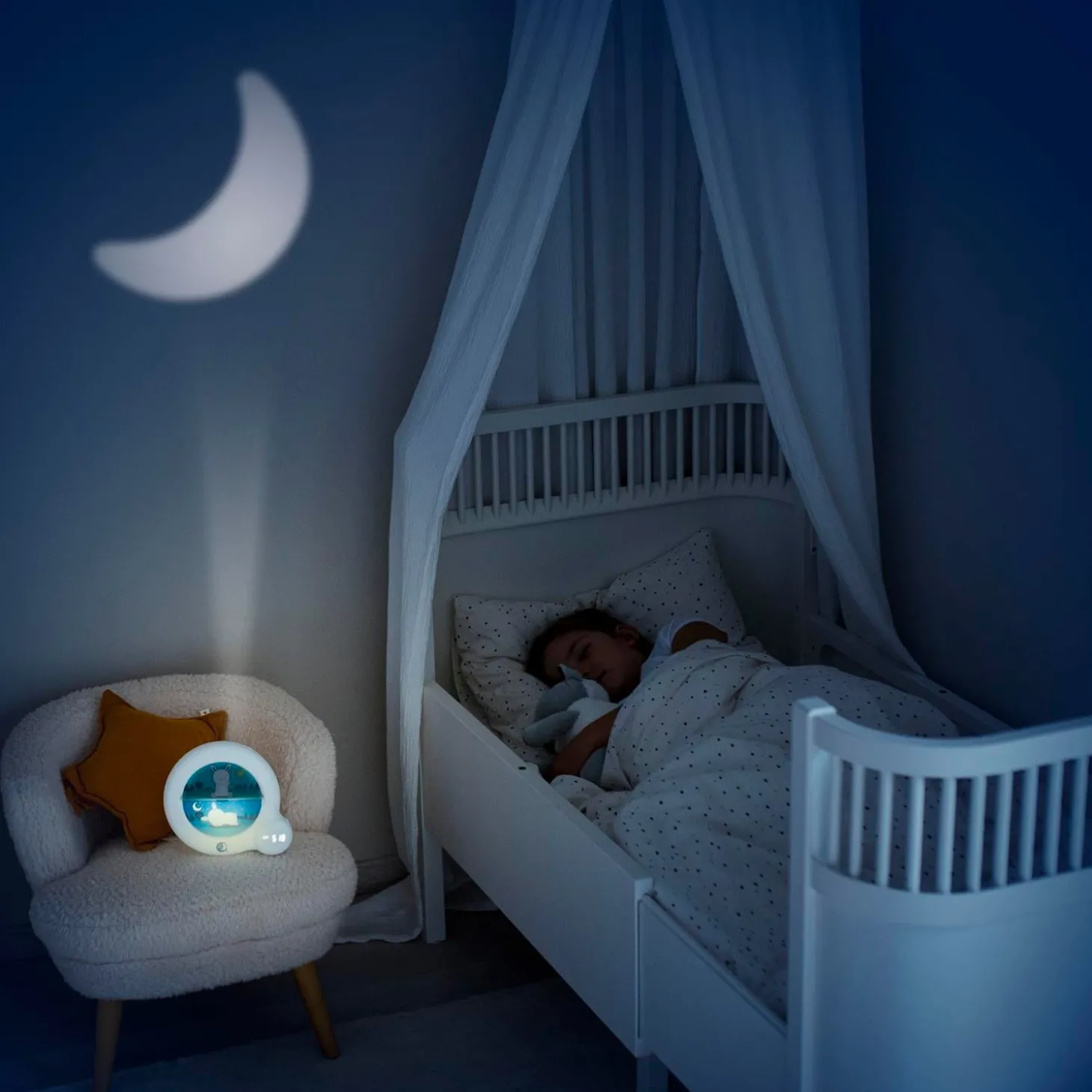 Pabobo Indicateur de réveil Kid'Sleep Essential Blanc
