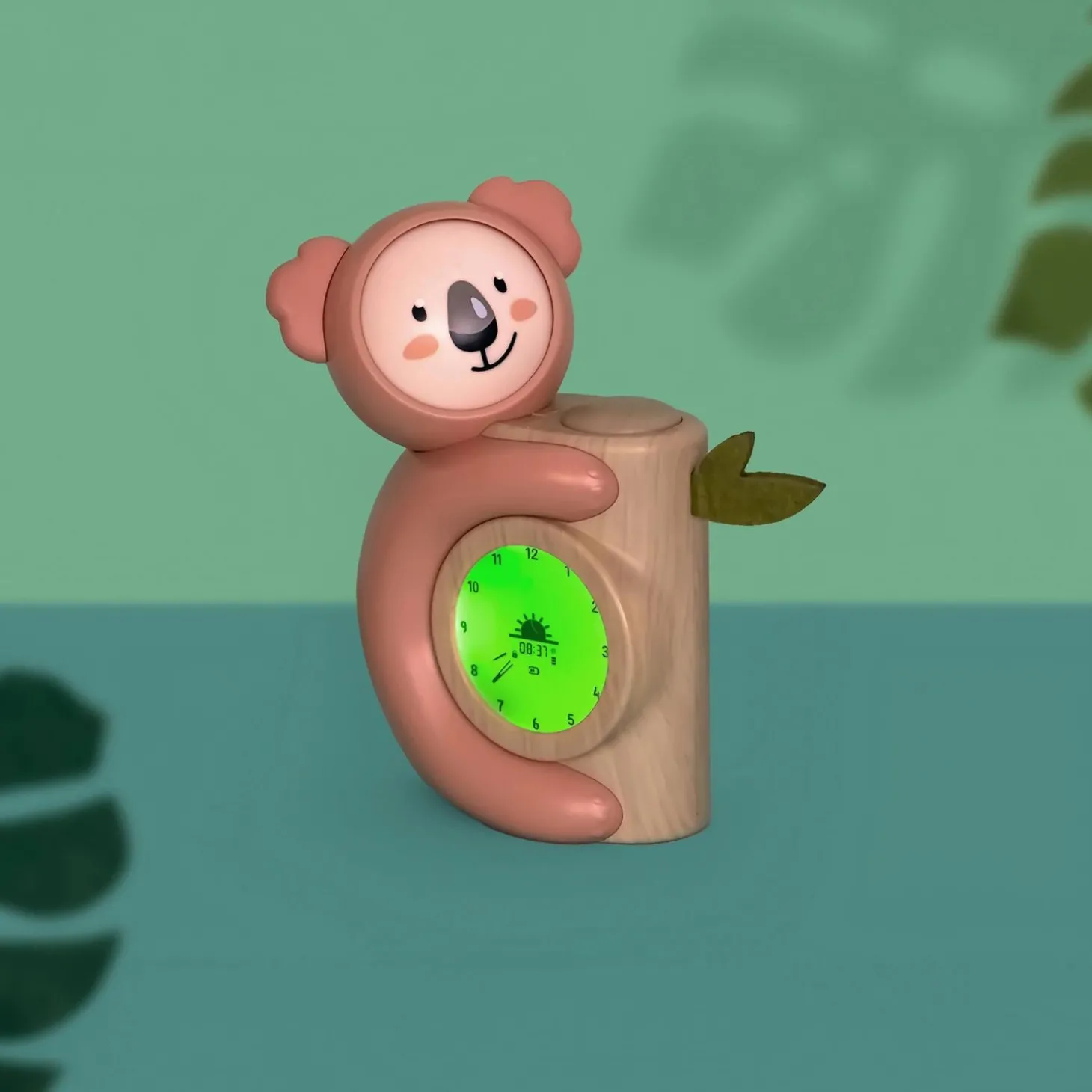 Pabobo Veilleuse indicateur de réveil Koala Caramel