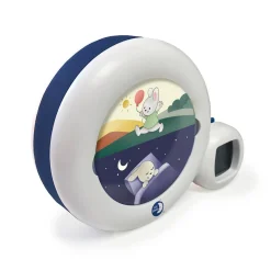 Pabobo Veilleuse indicatrice de réveil Moon Blanc
