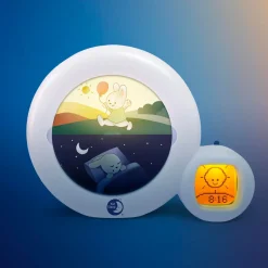 Pabobo                    Veilleuse indicatrice de réveil Moon    Blanc
