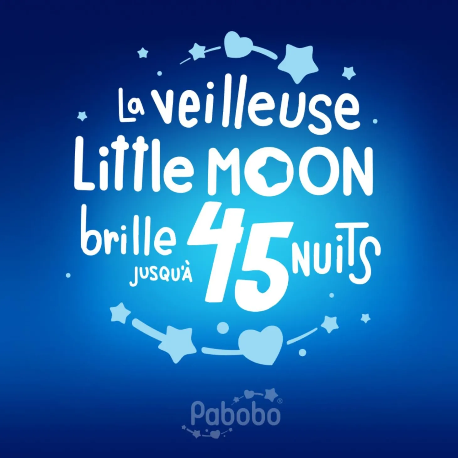 Pabobo Veilleuse Little Moon rechargeable Beige