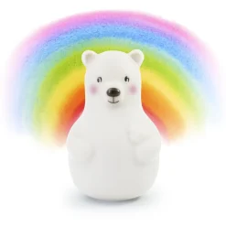 Pabobo Veilleuse Ours Lumicolor Blanc