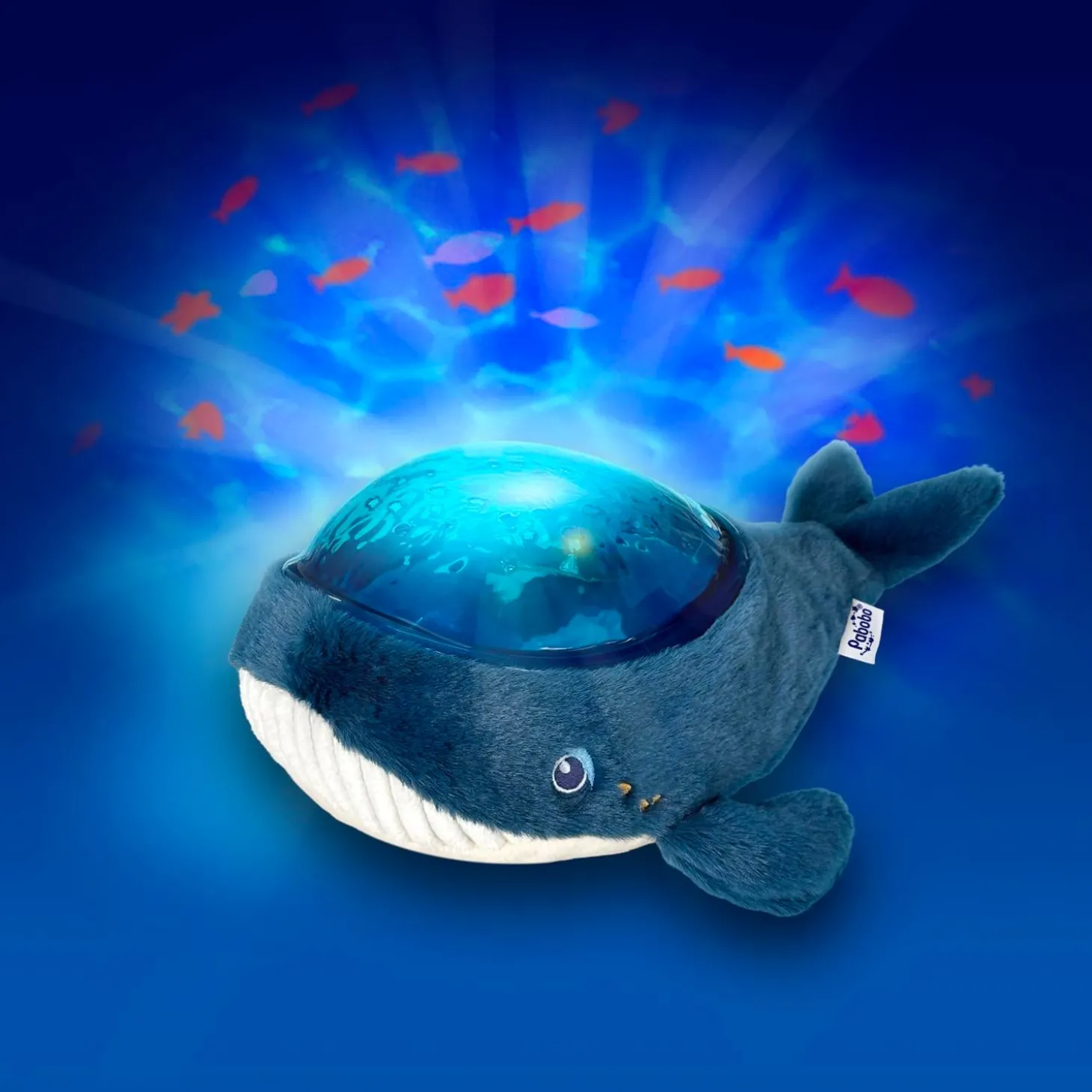 Pabobo Veilleuse projecteur Aqua Dream Baleine Bleu Canard