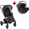 Pack poussette duo Chrome Shale + coque I-Snug 2 shale                            de Joie                                                                                                                7 avis