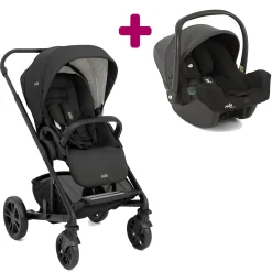 Pack poussette duo Chrome Shale + coque I-Snug 2 shale                            de Joie                                                                                                                7 avis