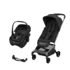 Pack Poussette Duo Fame Cabin Onyx Black + adaptateurs coque Coral + coque Coral Onyx Black                            de Maxi Cosi