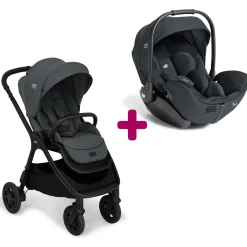 Pack poussette duo Finiti Ebony + coque I-Level Pro Ebony                            de Joie