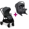 Pack poussette duo Finiti Ebony + coque Sprint Ebony                            de Joie