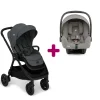 Pack poussette duo Finiti Ebony + coque I-Snug 2 Pebble                            de Joie                                                                                                                7 avis