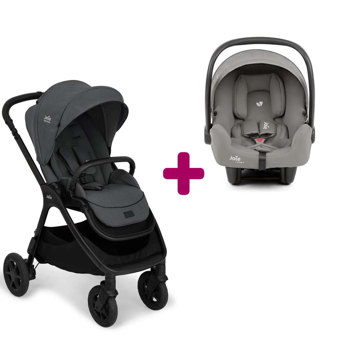 Pack poussette duo Finiti Ebony + coque I-Snug 2 Pebble de Joie 7 avis