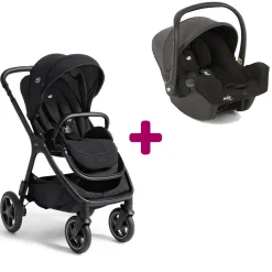 Pack poussette duo Finiti Eclipse + coque I-Snug 2 Shale                            de Joie                                                                                                                7 avis