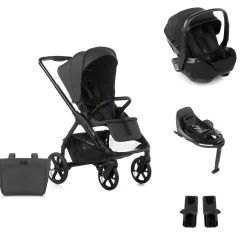 Pack Poussette duo Keep avec coque Kombibaby cloud et base pivotante                            de Jané