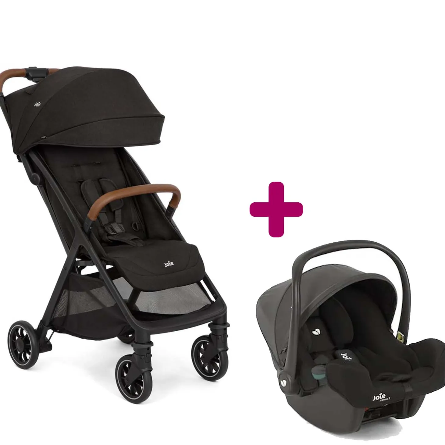 Pack Poussette duo Pact Pro Shale + coque i-snug 2 Shale de Joie
