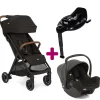 Pack Poussette duo Pact Pro Shale + coque i-snug 2 Shale + base Encore                            de Joie