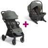 Pack Poussette duo Parcel Lx Evergreen + coque Sprint Evergreen                            de Joie