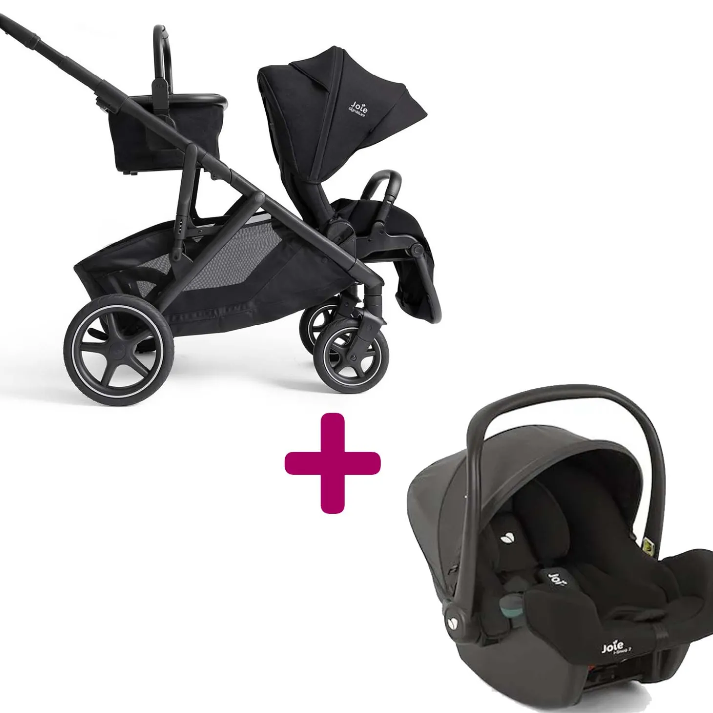 Pack Poussette duo Versiti Eclipse + coque I-snug 2 Shale de Joie