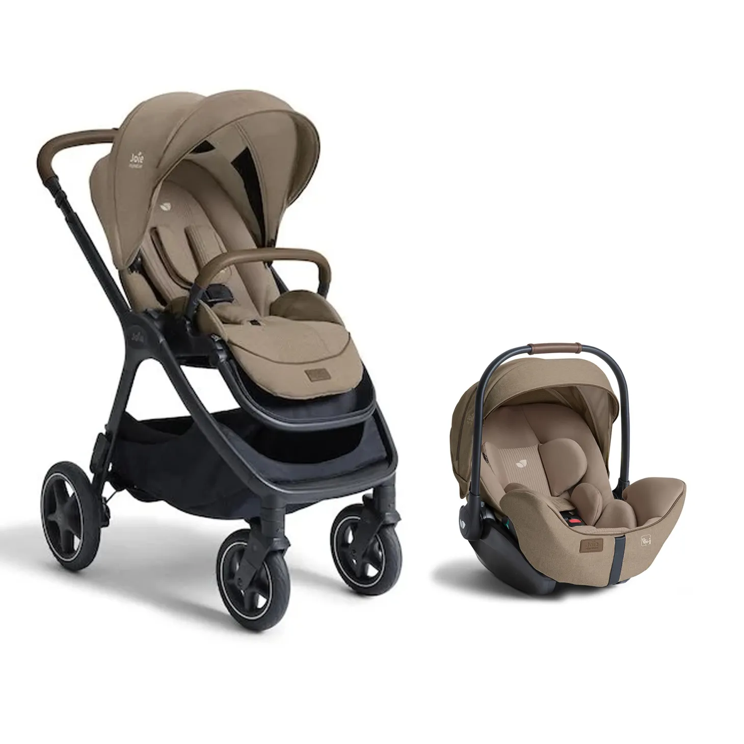Pack poussette Finiti Sandstone + coque I-level allongeable de Joie