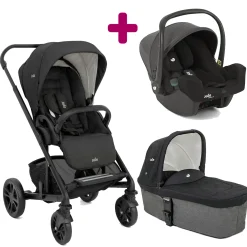 Pack poussette trio Chrome Shale + coque I-Snug 2 shale + nacelle Shale                            de Joie                                                                                                                4 avis
