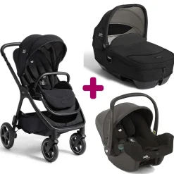 Pack poussette trio Finiti Eclipse + nacelle Calmi Eclipse + coque I Snug 2 Shale                            de Joie