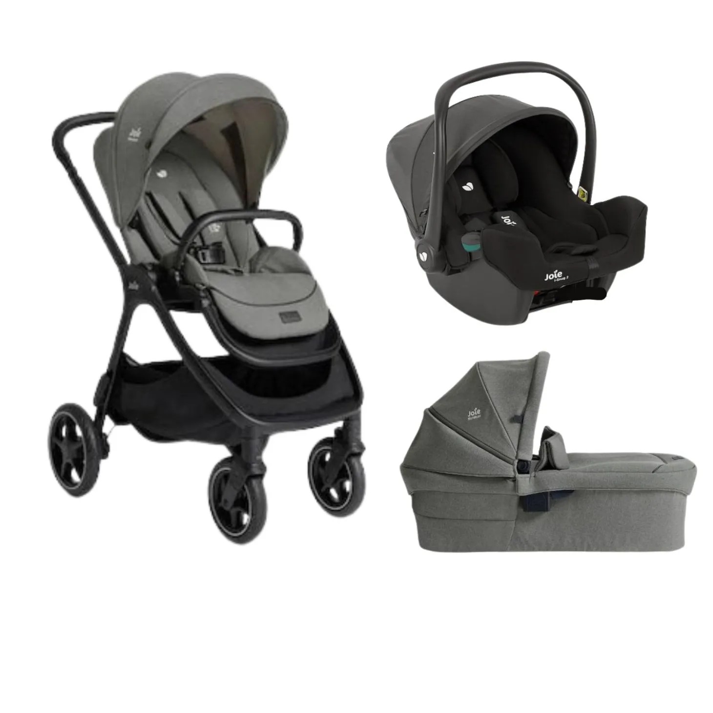 Pack poussette trio Finiti Evergreen + nacelle Ramble Evergreen + coque I-Snug Shale de Joie 7 avis