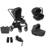 Pack Poussette trio Keep avec nacelle et coque Kombibaby cloud et base pivotante                            de Jané