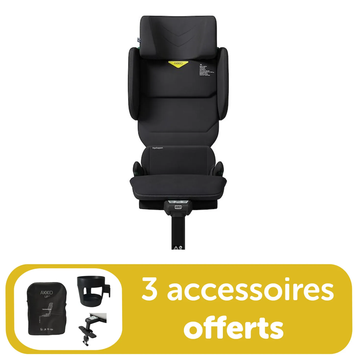 Pack Siège auto Axkid up noir coastal storm = 3 accessoires offerts de Axkid