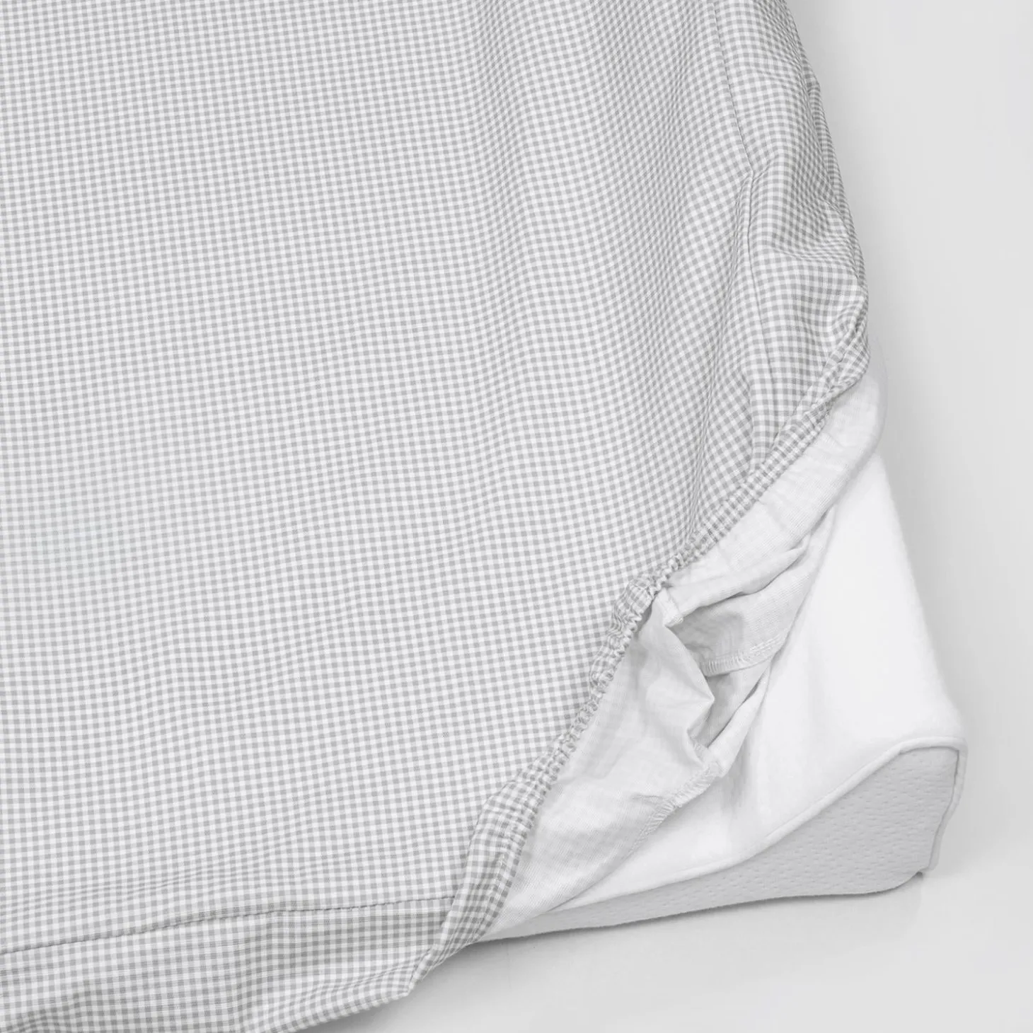 Pasito a Pasito Matelas à langer avec housse Home Little Bloom Vichy Gris