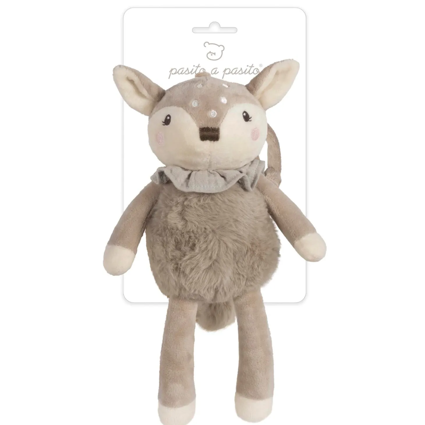 Pasito a Pasito Peluche Musicale Petit Cerf Nara Beige