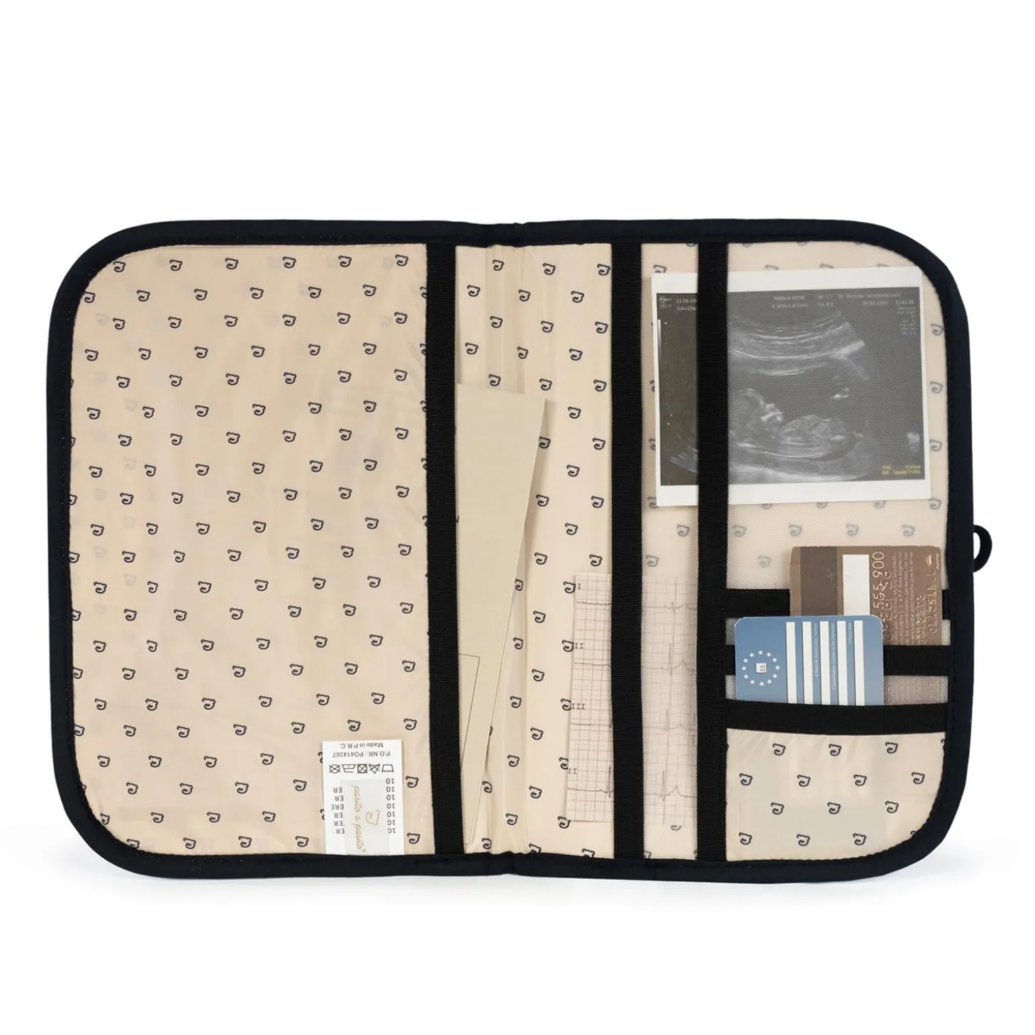 Pasito a Pasito Protège carnet de santé Paddington Noir