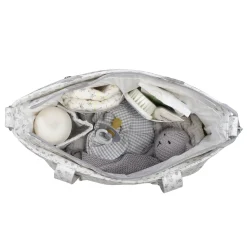 Pasito a Pasito Sac Crossbody Little Bloom Fleurs Gris