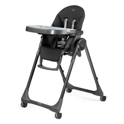 Peg Perego                    Chaise haute prima Pappa Follow Me    True Black