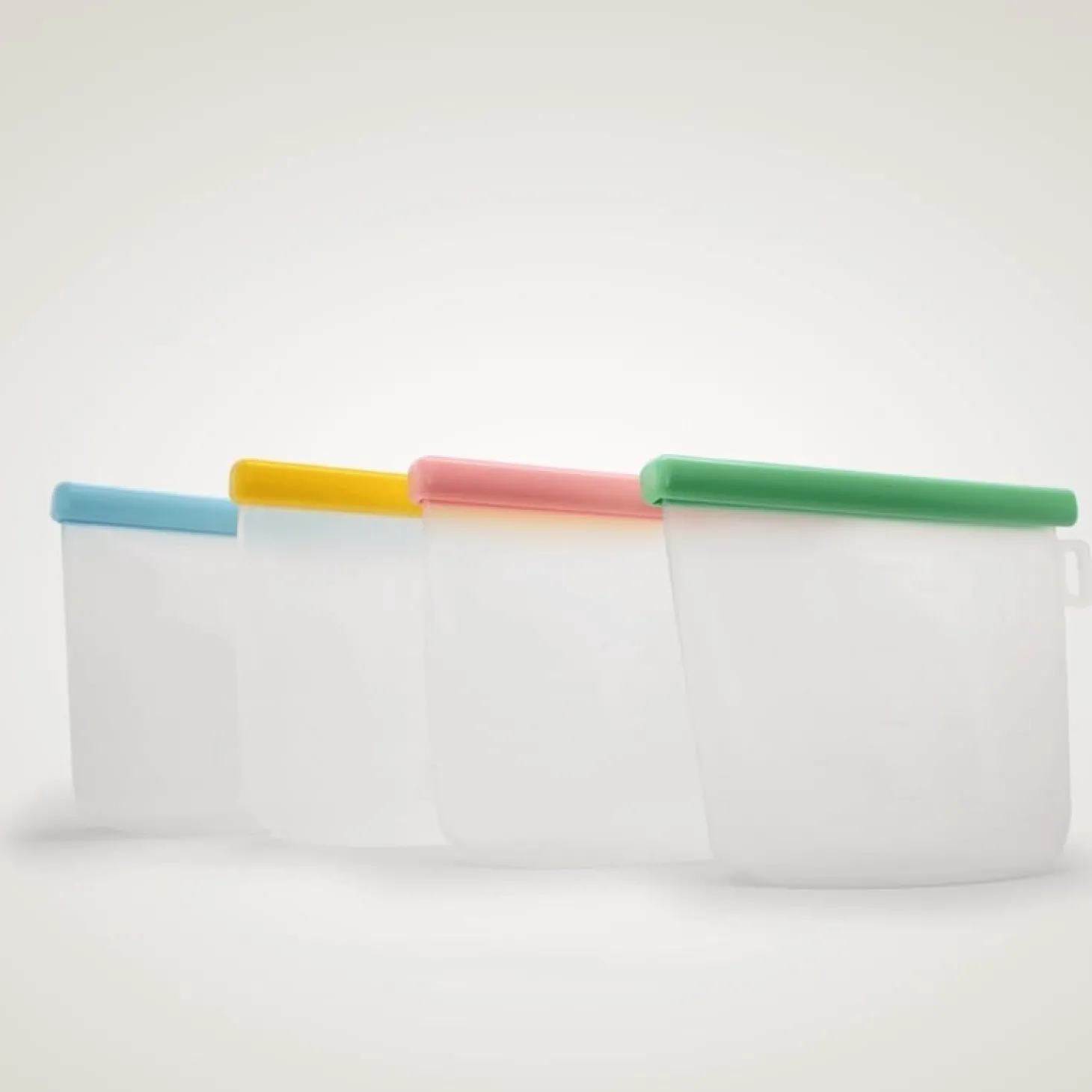 Perifit Lot de 4 sachets de conservation de lait maternel Blanc 240 ml