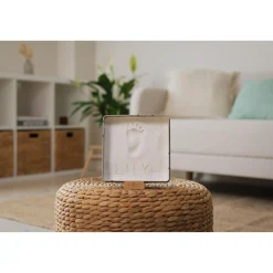 Petit Artichaut Baby Box Carrée Jolis Cœurs Beige