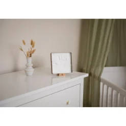 Petit Artichaut Baby Box Carrée Jolis Cœurs Beige
