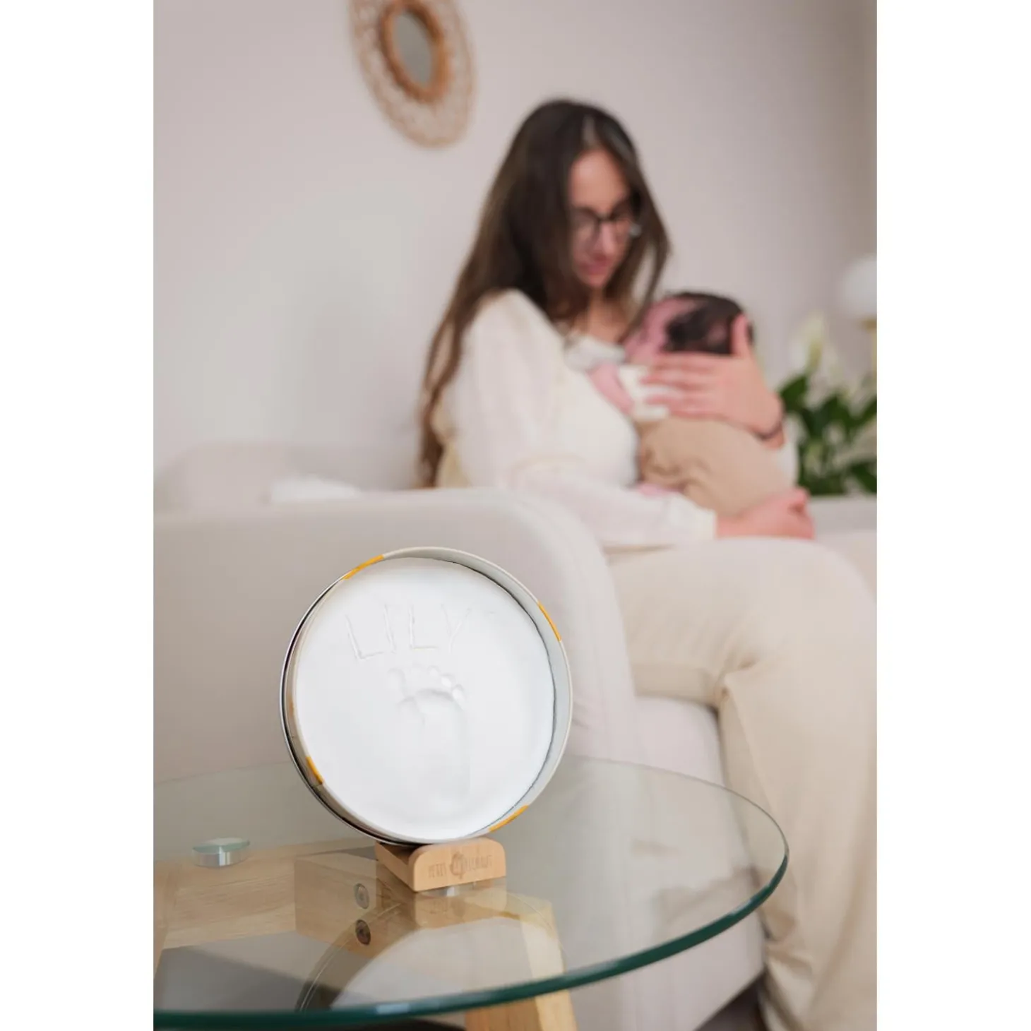 Petit Artichaut Baby Box Ronde Little Prairie Beige