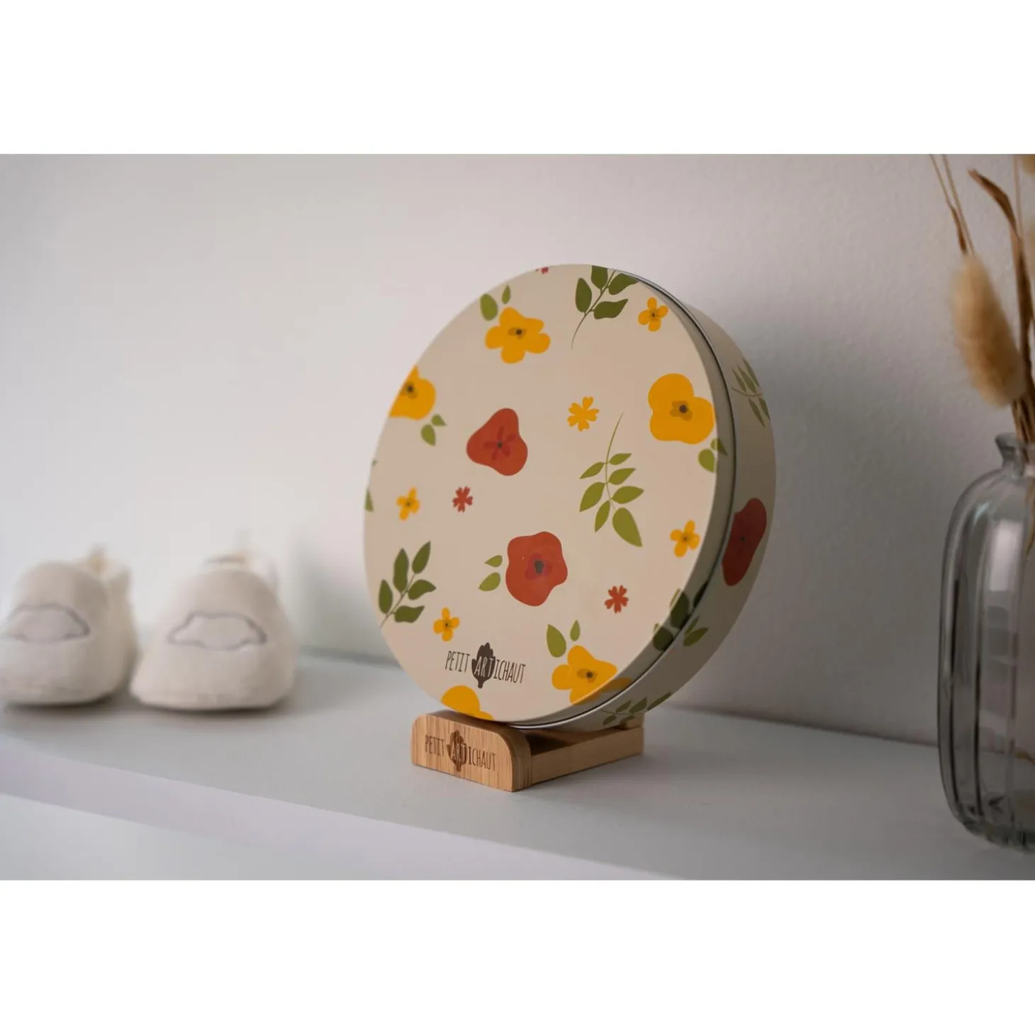 Petit Artichaut Baby Box Ronde Little Prairie Beige