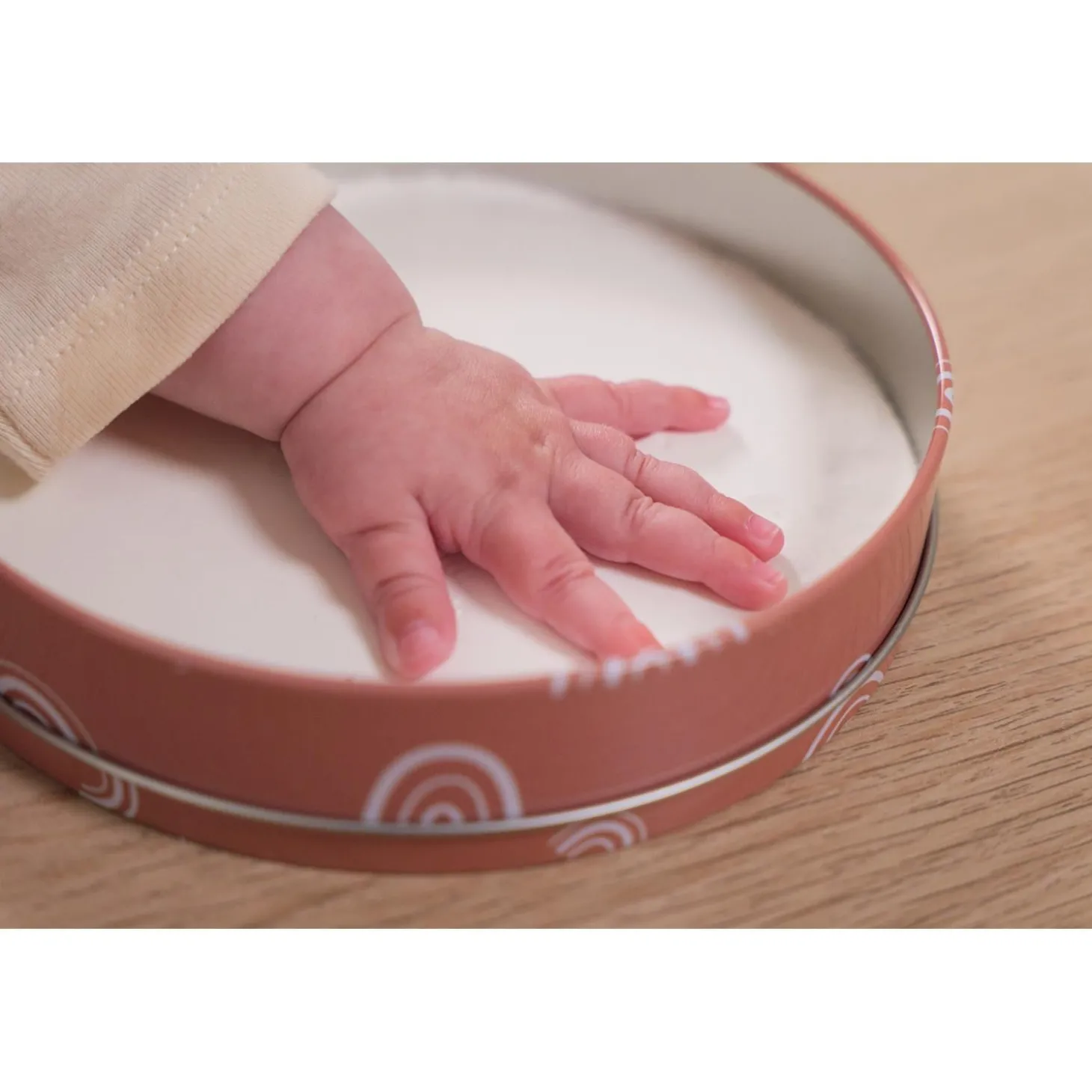 Petit Artichaut Baby Box Ronde Rainbow Terracotta
