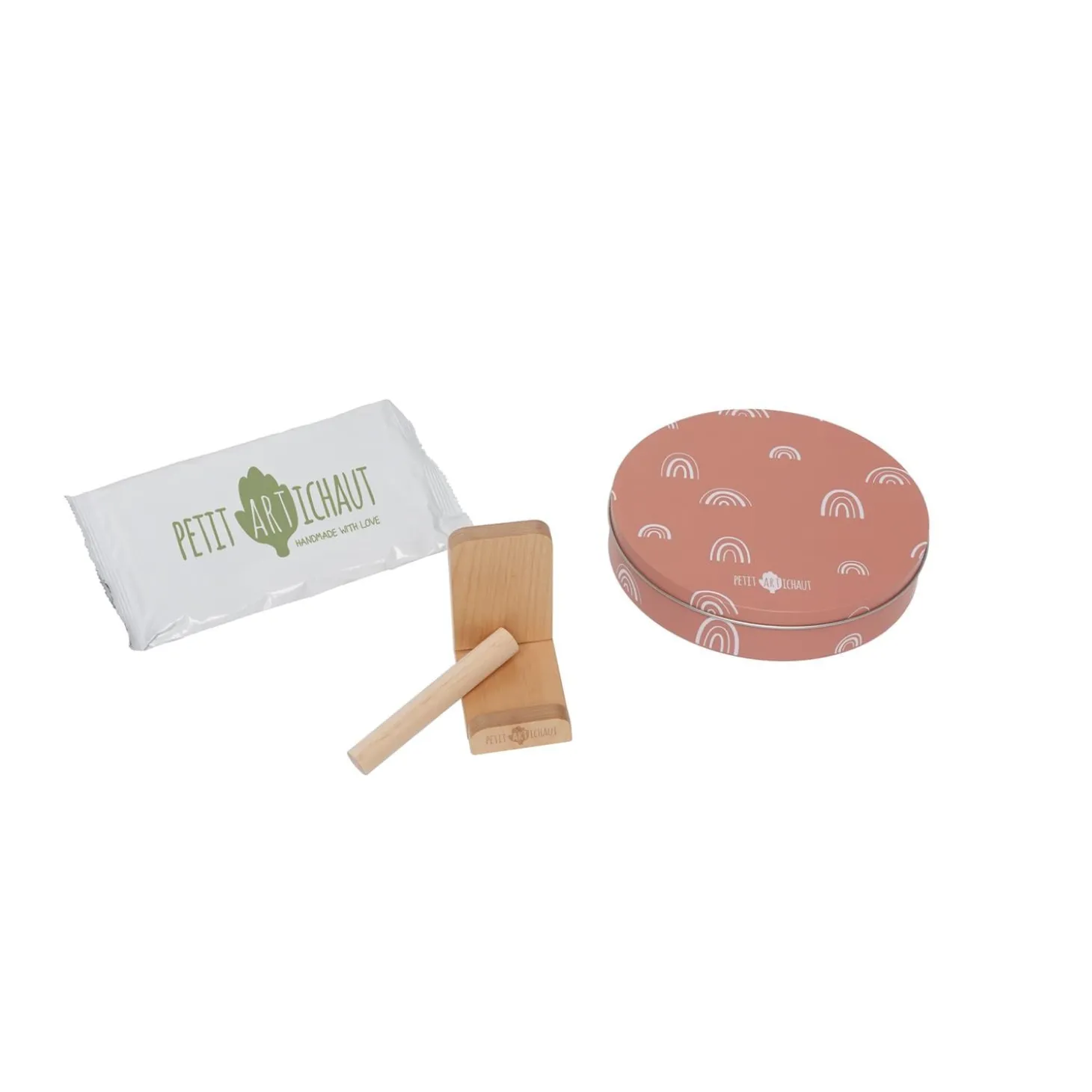 Petit Artichaut Baby Box Ronde Rainbow Terracotta